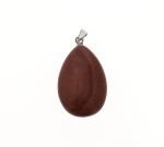 Pendentif Larme Jaspe Rouge 3cm